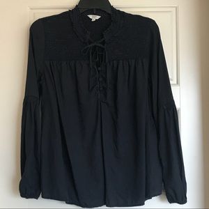 Crown and Ivy Top w/Smocking